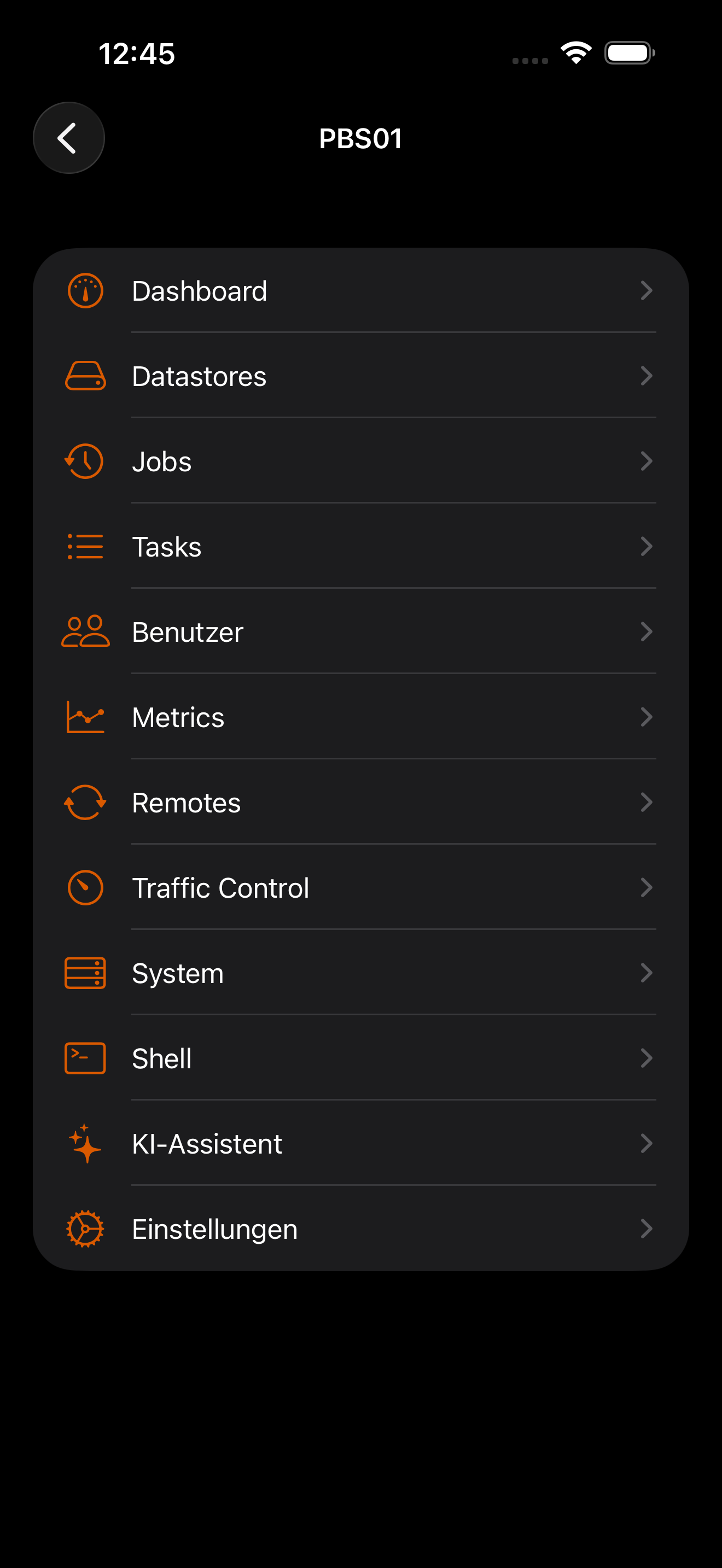 Dashboard Dark
