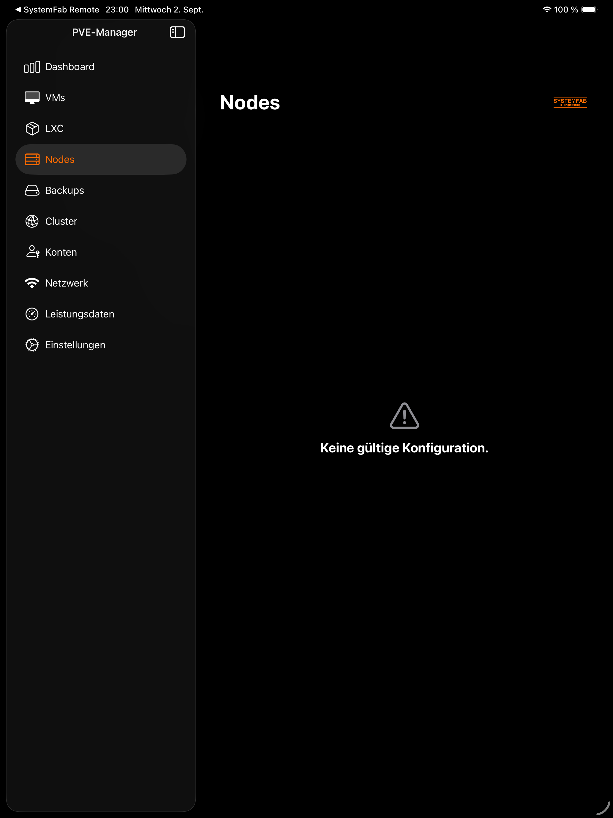 iPad Nodes Dark