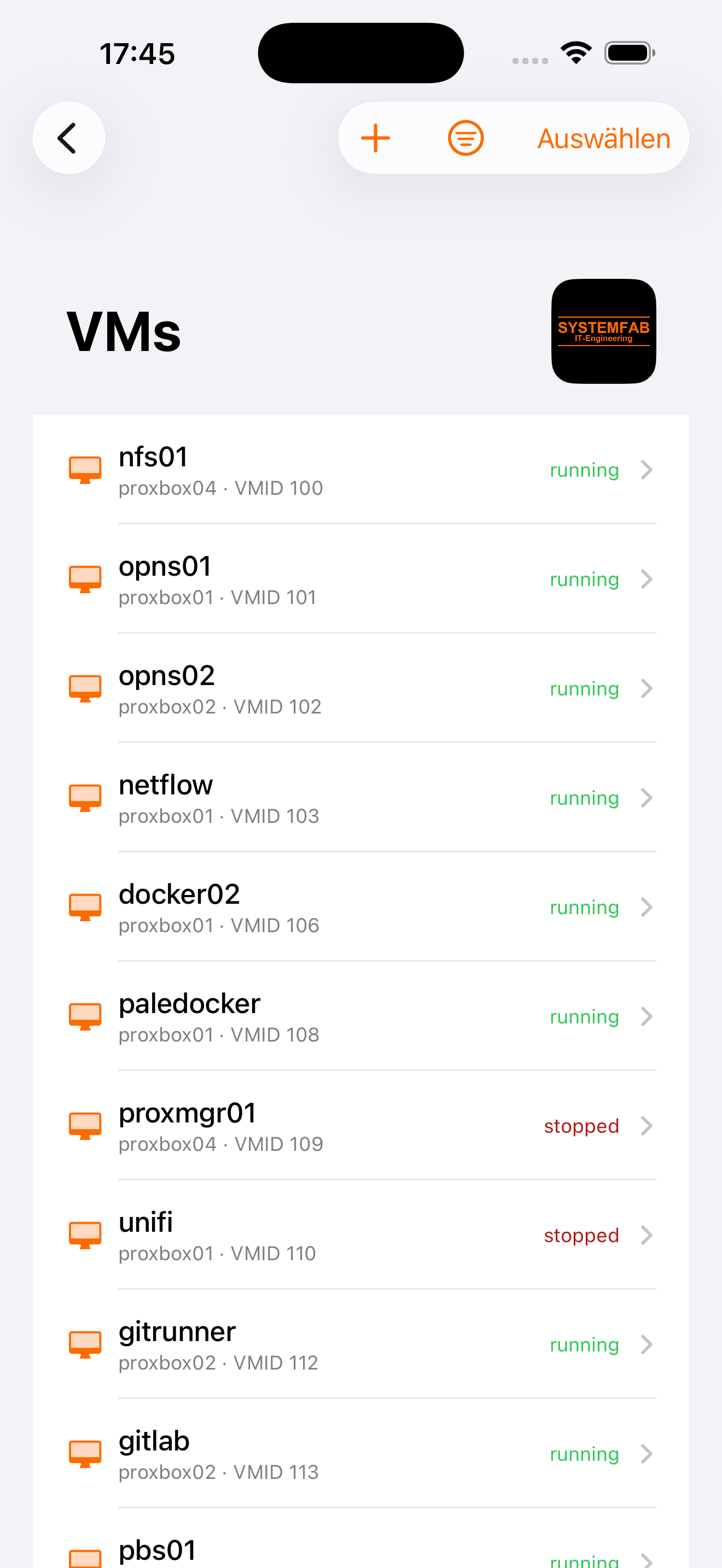 VMs
